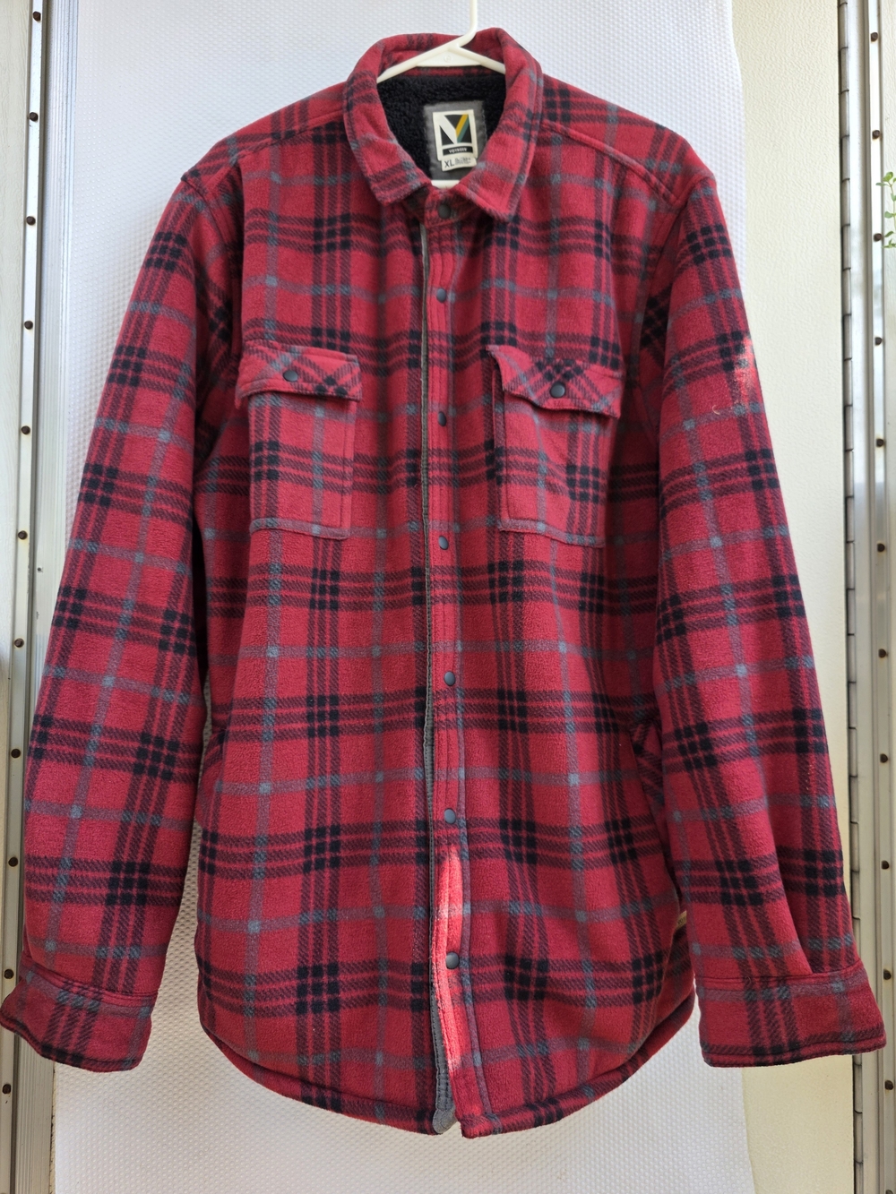 Vintage-Inspired Red Plaid Men's Jacket